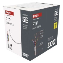 EMOS FTP kábel CAT 5E 100m
