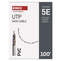 EMOS UTP kábel CAT 5E 100m