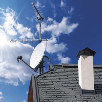 Antennen-Koaxialkabel, geschirmt 2,5m – gerader Stecker