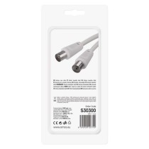 Antennen-Koaxialkabel, geschirmt 3,5m – gerader Stecker