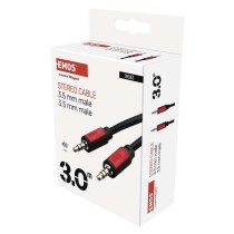 EMOS Jack káble 3.5mm ST dugó-3.5mm ST dugó 3m