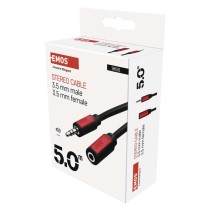 EMOS Jack kábel 3.5mm ST dugó-3.5mm ST dugalj 5m