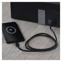 Töltő- és adatkábel USB-A 3.0 / USB-C 3.1, 1 m, fekete
