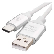 USB Kabel 2.0 A Stecker - C Stecker 1m, weiss
