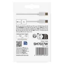USB Kabel 2.0 C Stecker - USB 2.0 C Stecker 1m, weiss