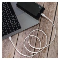 USB Kabel 2.0 C Stecker - USB 2.0 C Stecker 1m, weiss