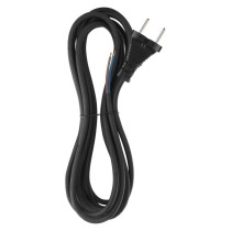 Flexoschnur Gummi/Neopren 2×1mm2, 5m, schwarz