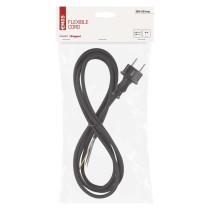 Flexoschnur Gummi/Neopren 3×1mm2, 3m, schwarz