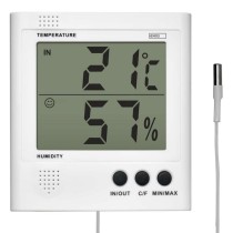Digitales Thermometer mit Hygrometer, kabelgebundener Sensor E8471