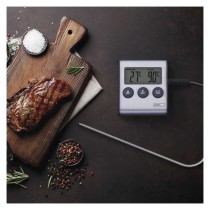Digitales Grillthermometer mit Timer, kabelgebundener Sensor E2157