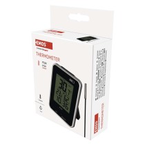 Digitales Thermometer mit Hygrometer, kabelgebundener Sensor, Wecker E0121