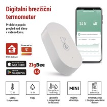 GoSmart digitalni termometer s hidrometrom, brezžični senzor, ZigBee EGS0102