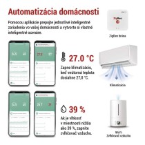 GoSmart Digitálny teplomer s vlhkomerom, bezdrôtový snímač, ZigBee EGS0102
