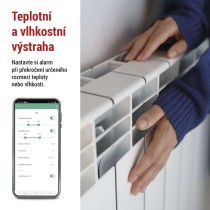 GoSmart Digitální teploměr s vhlkoměrem, bezdrátové čidlo, datum, ZigBee EGS0101