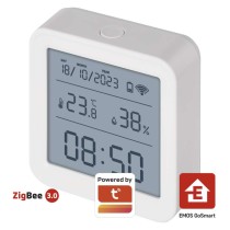 GoSmart Digitales Thermometer mit Hygrometer, Funk-Sensor, Datum, ZigBee EGS0101
