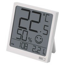Digitales Thermometer mit Hygrometer, Funk-Sensor, Datum E0522