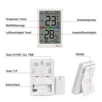 Digitales Innenraum-Thermometer mit Hygrometer E0558