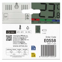 Digitales Innenraum-Thermometer mit Hygrometer E0558