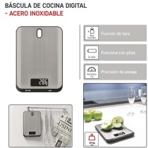 Digitální kuchyňská váha EV026, stříbrná