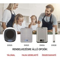 Digitální kuchyňská váha EV023, stříbrná