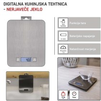 Digitální kuchyňská váha EV023, stříbrná