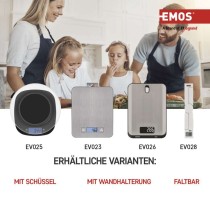 Digitale Küchenwaage EV025 schwarz