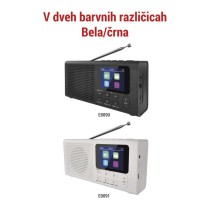 Prenosni radio z Bluetooth, DAB / DAB+ / FM, črn