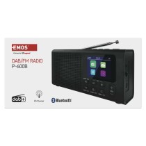 Tragbares Radio mit Bluetooth, DAB / DAB+ / FM, schwarz