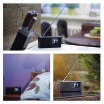 Tragbares Radio mit Bluetooth, DAB / DAB+ / FM, schwarz