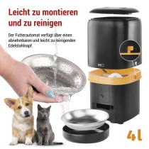 GoSmart Futterspender Pet Care, 4 l, schwarz, Wi-Fi