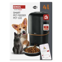 GoSmart dozirnik hrane za hišne živali Pet Care 4 l, črn, Wi-Fi