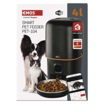 GoSmart dozirnik hrane za hišne živali Pet Care s kamero, 4 l, črn, Wi-Fi