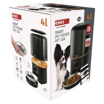 GoSmart dozirnik hrane za hišne živali Pet Care s kamero, 4 l, črn, Wi-Fi