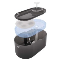 Wasserbrunnen Pet Care, 2,6 l, grau
