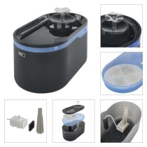 Wasserbrunnen Pet Care, 2,6 l, grau