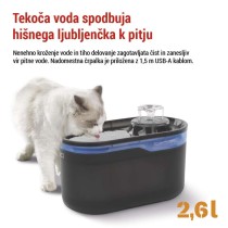 Rezervna vodna črpalka za vodne fontane, bela