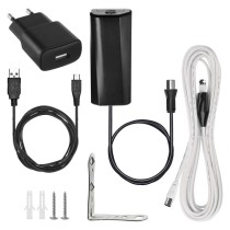 Univerzális antenna EM-DIO3, 0–80 km, DVB-T2, LTE/4G/5G szűrő