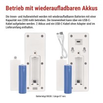 Kabelloses Heim-Audio-Türsprechset H1087, 1 Teilnehmer