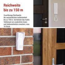 Kabelloses Heim-Audio-Türsprechset H1088, 1 Teilnehmer