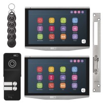 Video-Türsprechanlagen-Set  IP-750 für 2 Teilnehmer mit el. Schloss