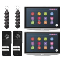 Video-Türsprechanlagen-Set IP-750 mit 2 Eingängen für 2 Teilnehmer