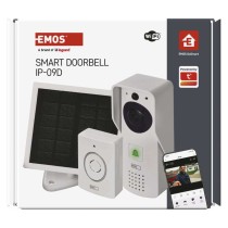 GoSmart bezvadu mājas videozvanītājs ar bateriju IP-09D ar WiFi un saules paneļu