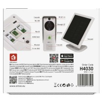 GoSmart bezvadu mājas videozvanītājs ar bateriju IP-09D ar WiFi un saules paneļu