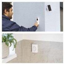GoSmart bezvadu mājas videozvanītājs ar bateriju IP-09D ar WiFi un saules paneļu