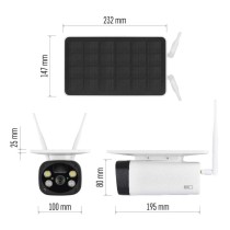 GoSmart Outdoor IP Kamera mit WiFi und Solarpanel IP-600 EYE, batteriebetrieben