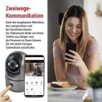 GoSmart Innen drehbare Überwachungskamera IP‑220W mit WiFi