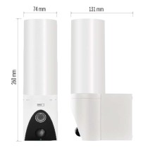 GoSmart Venkovní otočná kamera IP-310 TORCH s WiFi a světlem, bílá