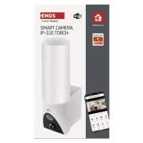 GoSmart Venkovní otočná kamera IP-310 TORCH s WiFi a světlem, bílá