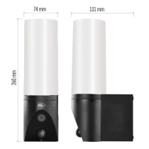 GoSmart Rotierende Outdoor IP Kamera mit WiFi und Licht IP-310 TORCH, schwarz