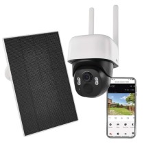 GoSmart Outdoor IP Kamera mit WiFi und Solarpanel IP-1200 WASP, batteriebetrieben